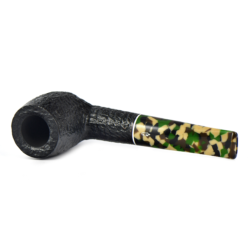 Курительная трубка Savinelli Camouflage Rustic Black 101 (фильтр 9 мм)